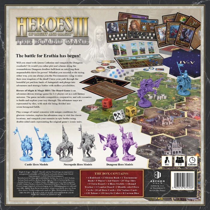 Archon Studio Heroes of Might and Magic III: The Board Game