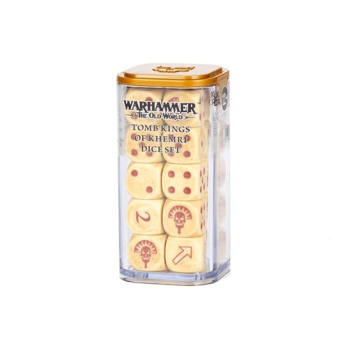 Games Workshop Warhammer The Old World: Tomb Kings - Dice Set