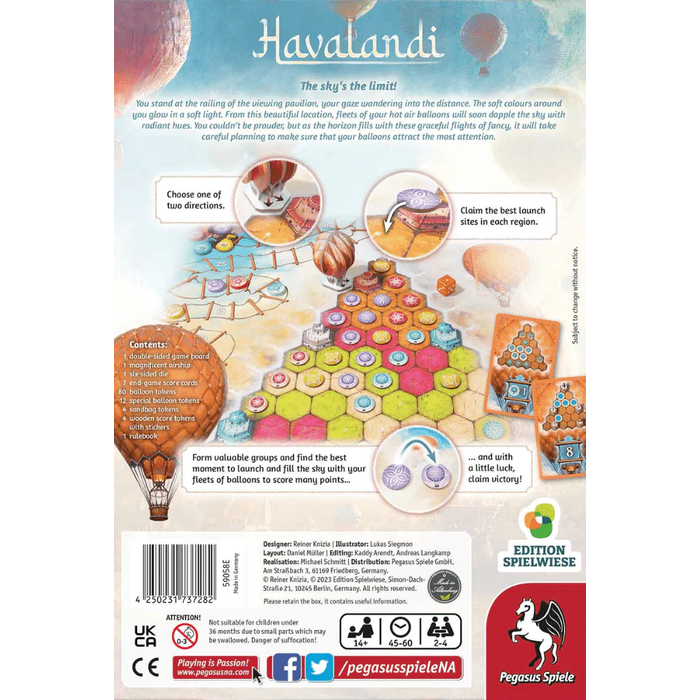 Pegasus Spiele Havalandi