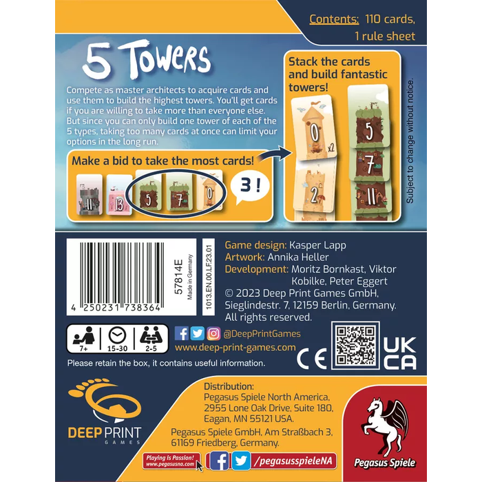 Pegasus Spiele 5 Towers