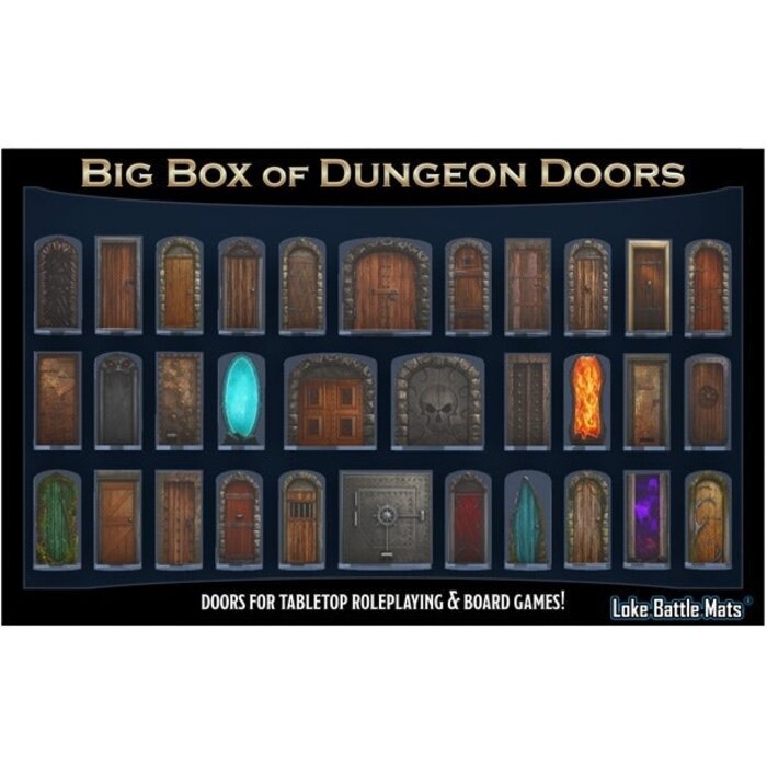 Loke Battle Mats Big Box of Dungeon Doors