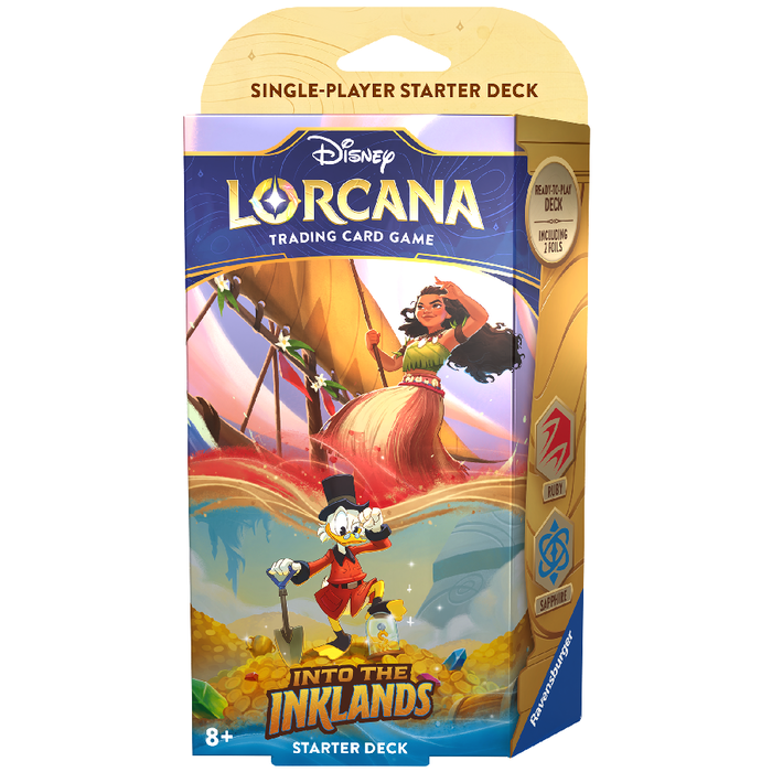Ravensburger Disney Lorcana TCG Into the Inklands Starter Deck -