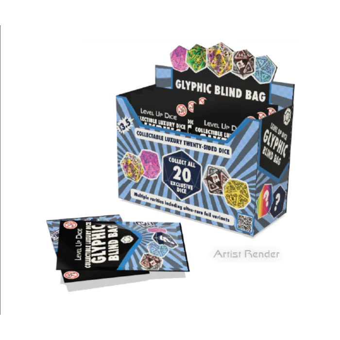Level Up Dice Level Up Dice: Glyphic Blind Bag - D20 (Full Box)