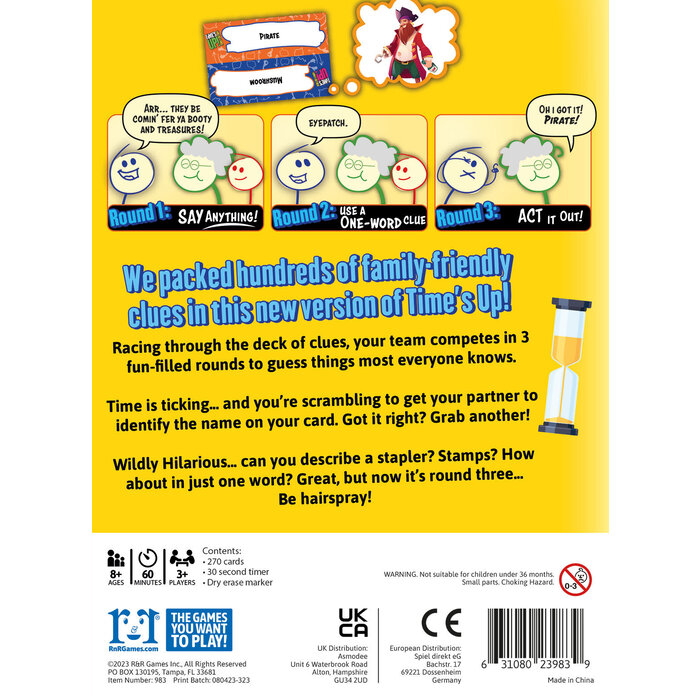 R&R Games Time's Up: Family Edition