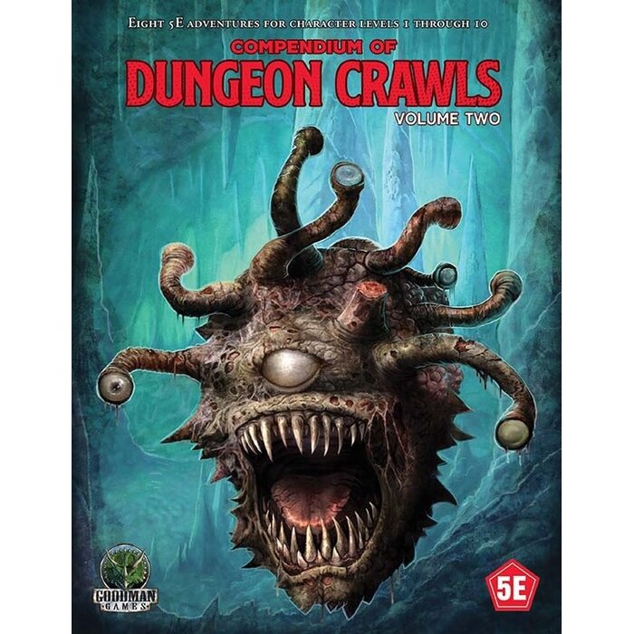 Goodman Games Dungeons & Dragons 5E: Compendium of Dungeon Crawls - Volume 2