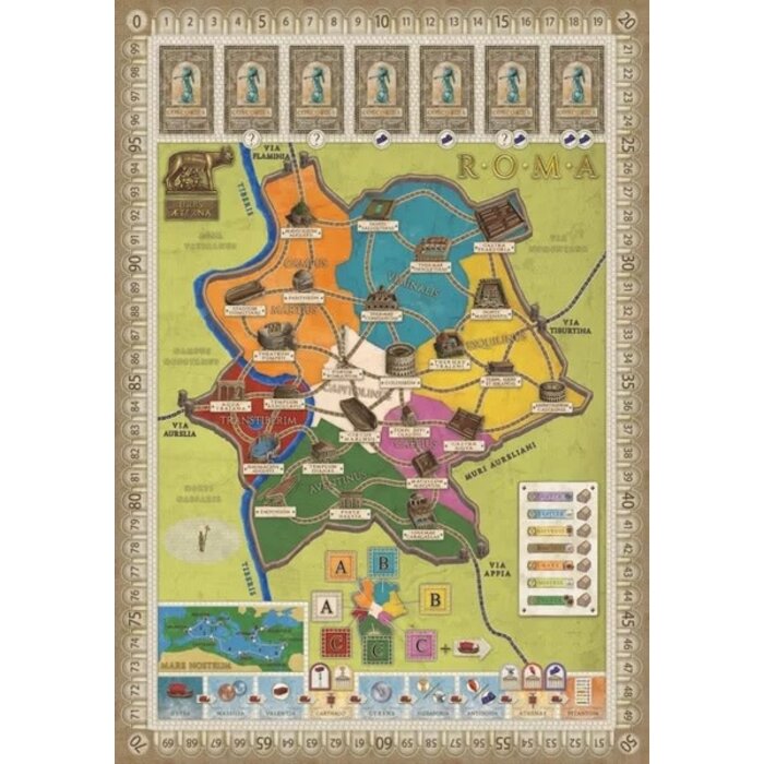 Rio Grande Games Concordia: Roma & Sicilia Expansion