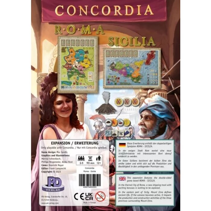 Rio Grande Games Concordia: Roma & Sicilia Expansion