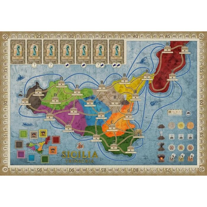 Rio Grande Games Concordia: Roma & Sicilia Expansion