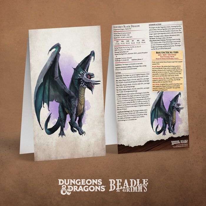 Beadle & Grimm's Dungeons & Dragons 5E: Encounter Cards - Challenge 7+: