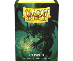 Arcane Tinmen Sleeves - 63x88mm - Dragon Shield - 100/pk - Dual Matte - Power