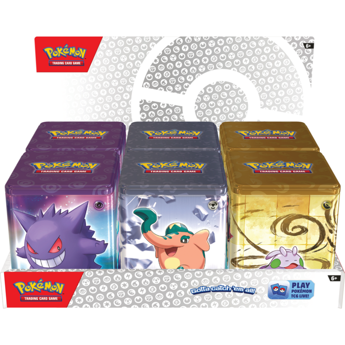 The Pokemon Company International Pokemon TCG - Stacking Tins 2024 Display