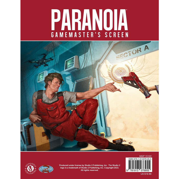Mongoose Paranoia RPG: The GM Screen