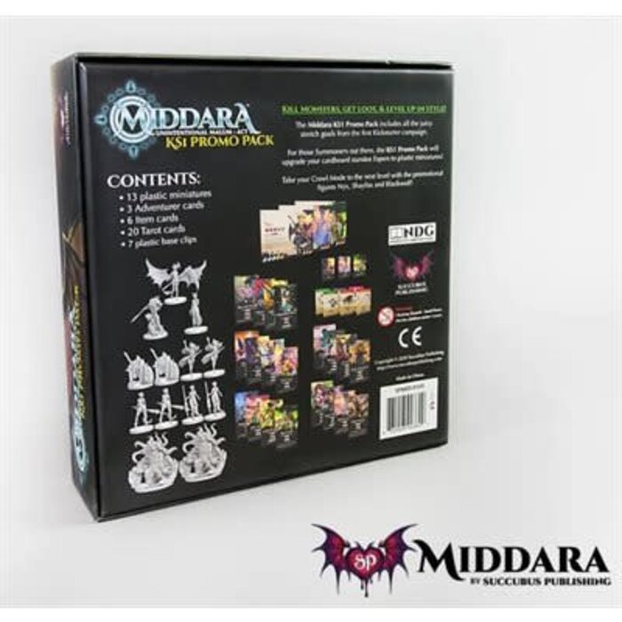 Misc Board Games Middara: Unintentional Malum: KS1 Promo Pack