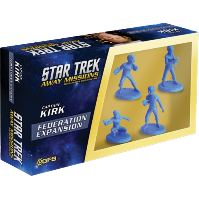 Gale Force Nine Star Trek Away Missions: Captain Kirk Federation Expansion