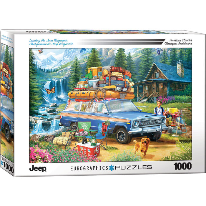 Eurographics 1000 pcs - Loading the Jeep Wagoneer