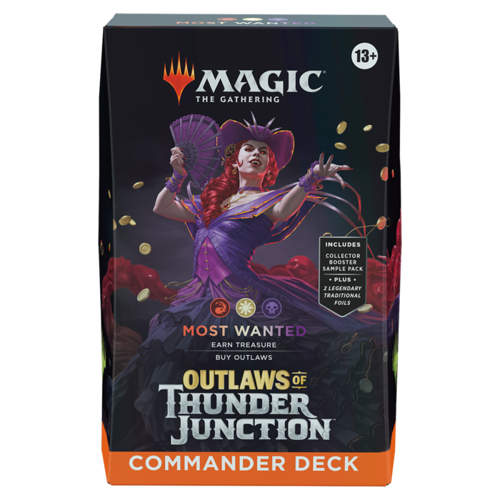 Wizards of the Coast Magic the Gathering TCG Outlaws of Thunder Junction Commander Bundle