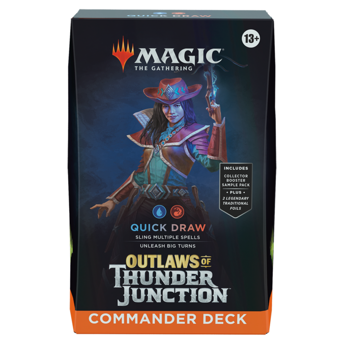 Wizards of the Coast Magic the Gathering TCG Outlaws of Thunder Junction Commander Bundle