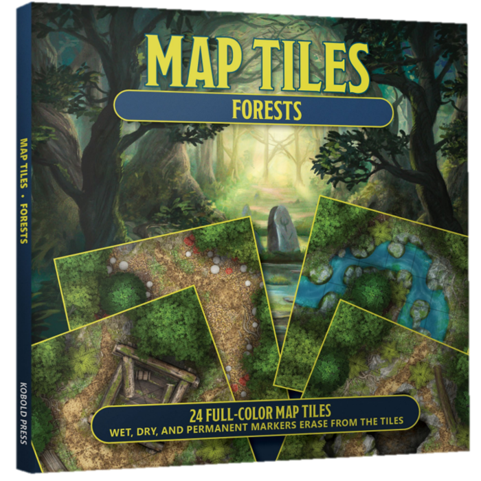 Kobold Press Map Tiles: Forests