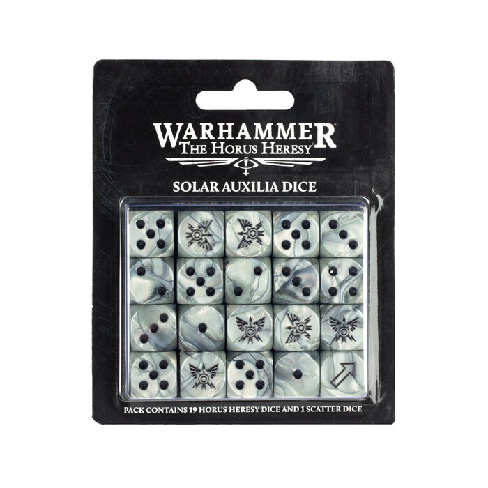 Games Workshop Warhammer: The Horus Heresy - Solar Auxilia - Dice Set