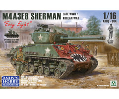 Misc Toys M4A3E8 Sherman Tank Model Kit (1:16 Scale)