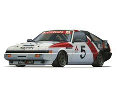 Misc Toys Mitsubishi Starion 1985 Model Kit (1:24 Scale)
