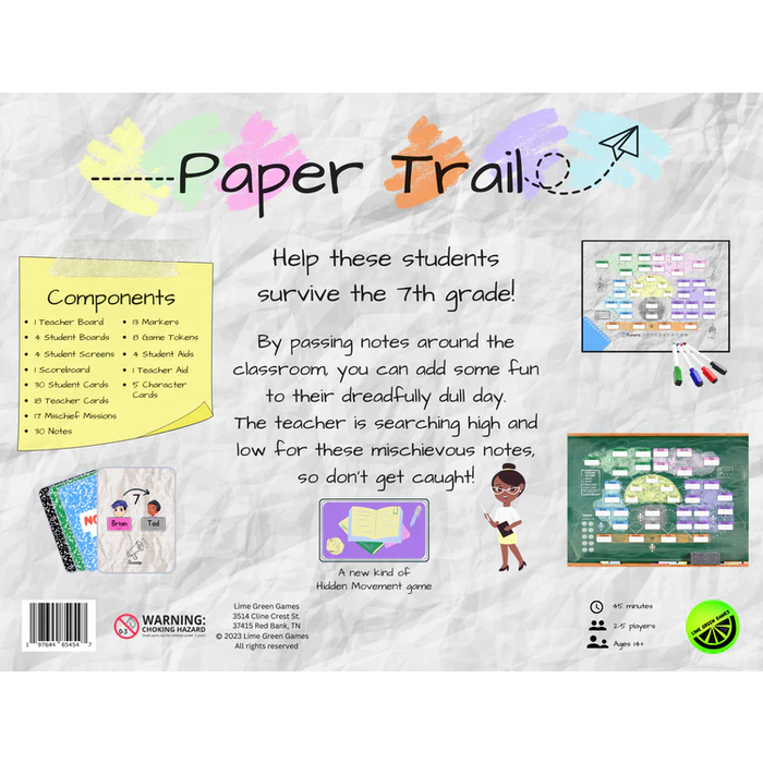 Misc Board Games Paper Trail