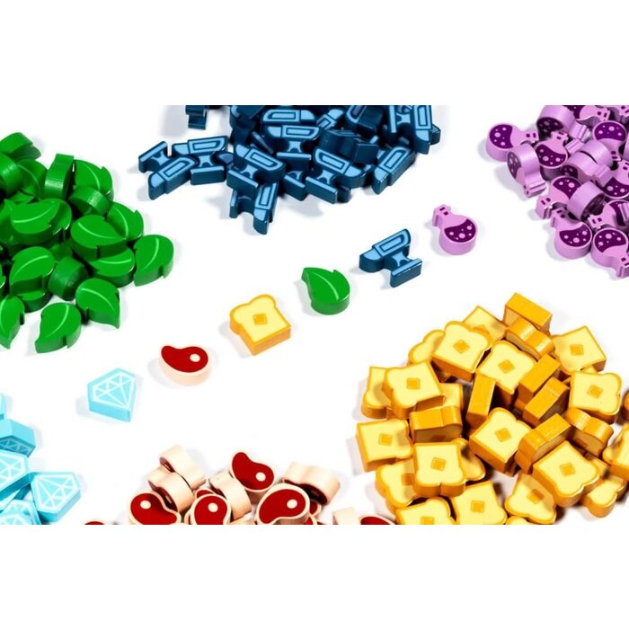 Lucky Duck Games Flamecraft Wooden Resources: 2nd Printing