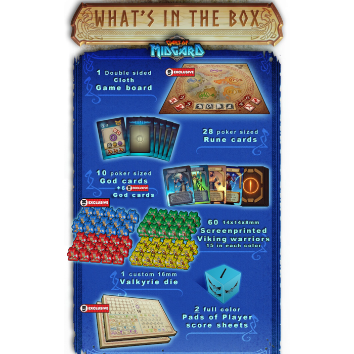 Grey Fox Games Clans of Midgard Deluxe (Kickstarter Edition)
