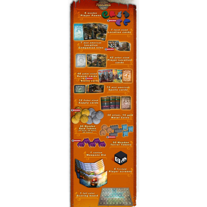 Grey Fox Games Reavers of Midgard: The Card Game Deluxe (Kickstarter Edition)