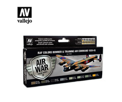 Vallejo RAF Colors Bomber & Training Command 1939-1945 Paint Set