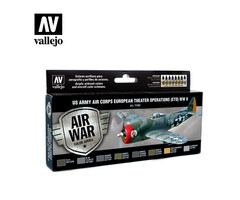 Vallejo US Army Air Corps European Theater Operstions (ETO) WWII Paint Set