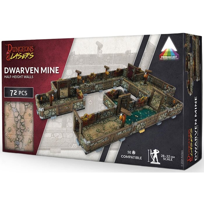 Archon Studio Dungeons & Lasers: Dwarven Mine Pre-Painted