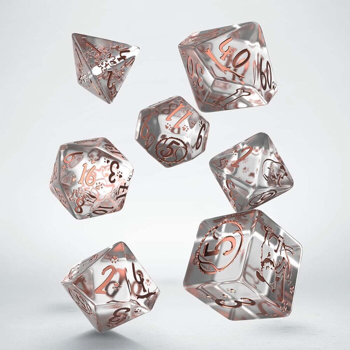 Q-Workshop 7-Piece RPG Dice Set: Dogs -