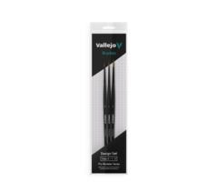 Vallejo Vallejo Brush: Natural Hair Pro Model - Design Set