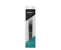 Vallejo Vallejo Brush: Synthetic Hair Detail - Definition Set