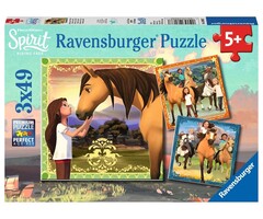 Ravensburger 3x49 pcs - Spirit: Adventures on Horses