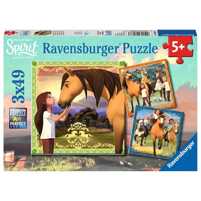Ravensburger 3x49 pcs - Spirit: Adventures on Horses