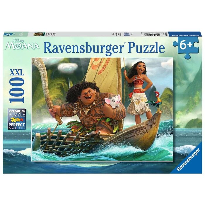 Ravensburger 100 pcs - Disney Moana: One Ocean One Heart (XXL)