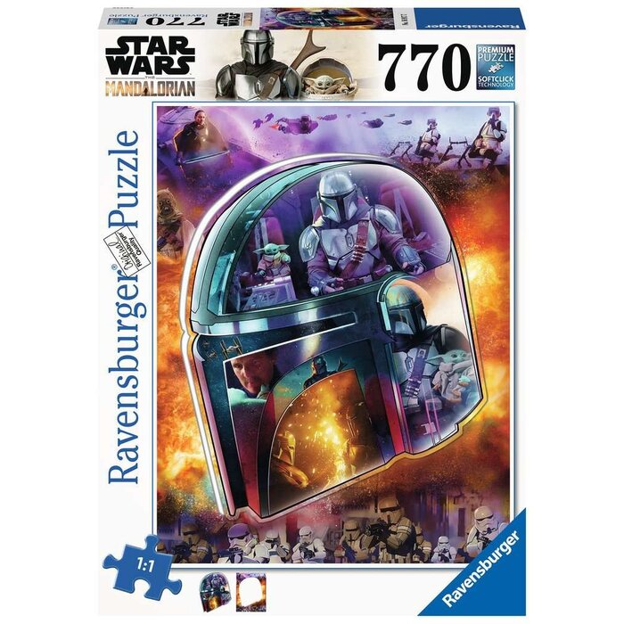 Ravensburger 770 pcs - Star Wars The Mandalorian: Helmet