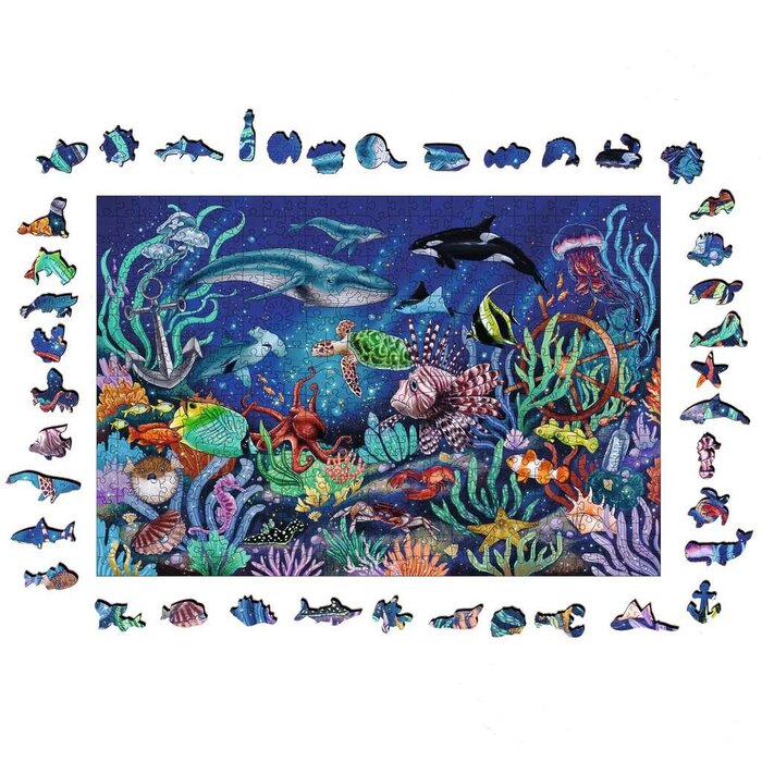 Ravensburger 500 pcs - Wooden: Under the Sea