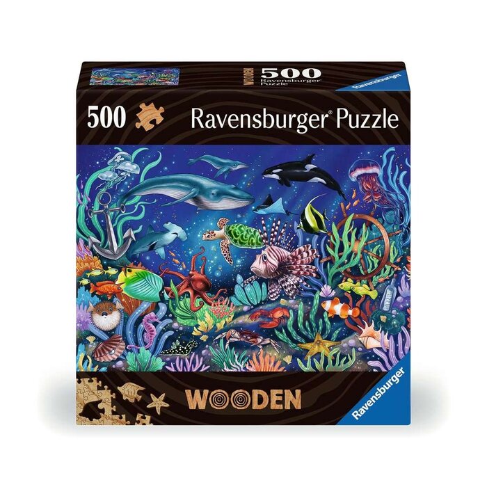 Ravensburger 500 pcs - Wooden: Under the Sea