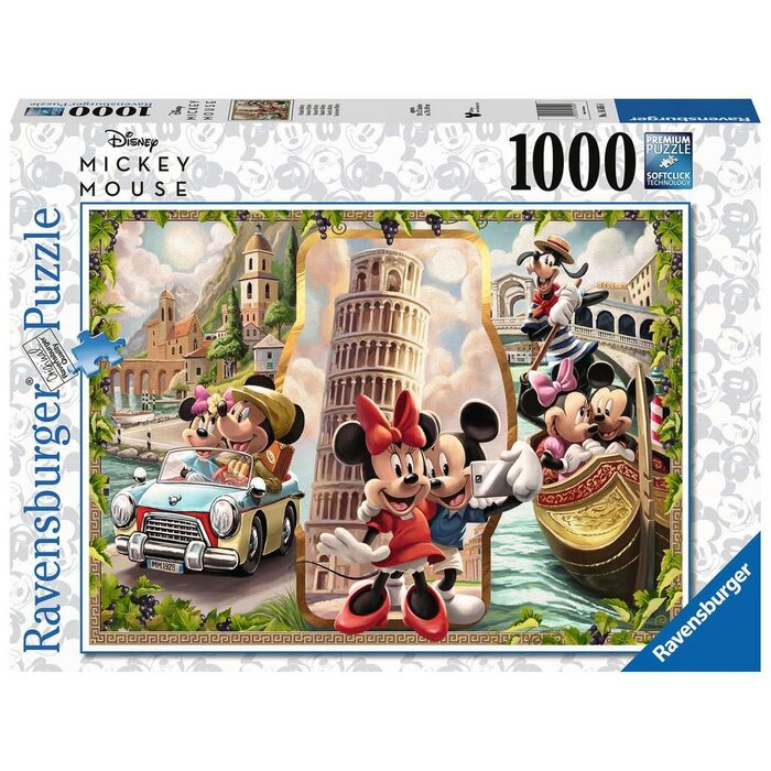 Ravensburger 1000 pcs - Disney Mickey Mouse: Vacation Mickey and Minnie