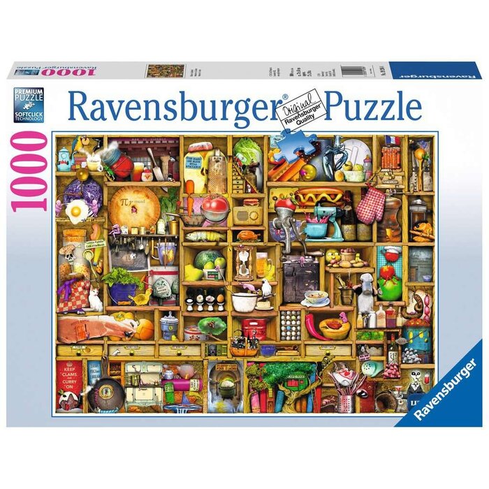 Ravensburger 1000 pcs - Curious Cupboards: The Kitchen Cupboard