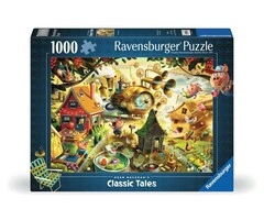Ravensburger 1000 pcs - Classic Tales: Look Out Little Pigs!