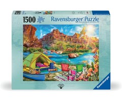 Ravensburger 1500 pcs - Wanderlust: Canyon Camping