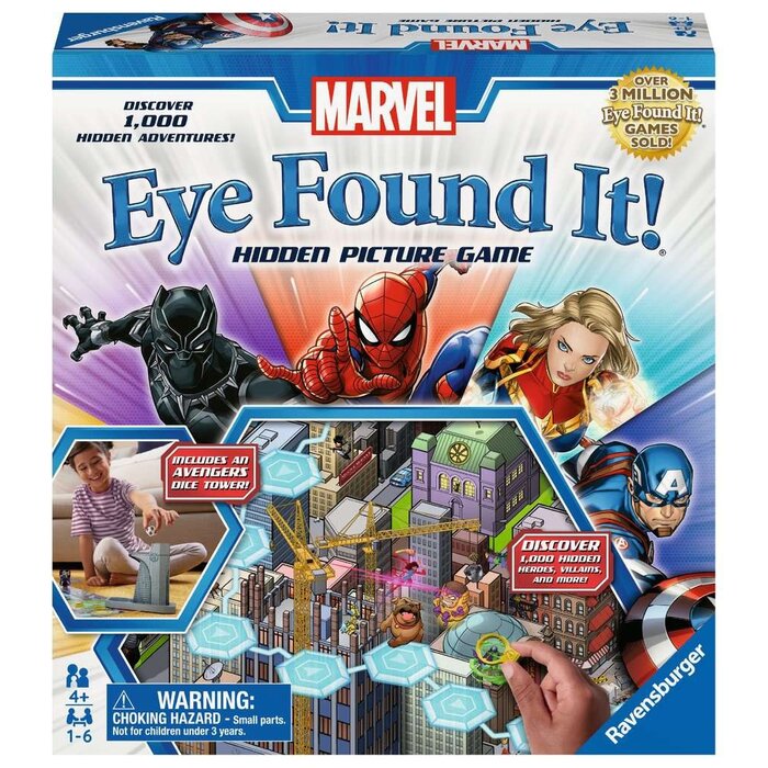 Ravensburger Marvel Eye Found It: Hidden Picture Board Game
