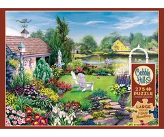 Cobble Hill Puzzles 275 pcs - By the Pond (Easy Handling)