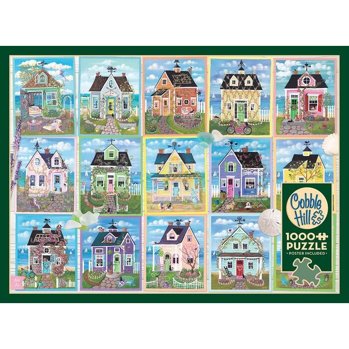 Cobble Hill Puzzles 1000 pcs - Seaside Cottages