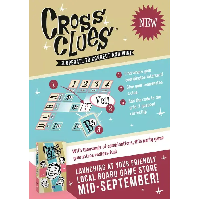 Blue Orange Cross Clues