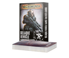 Games Workshop Necromunda: Delaque Vehicle Gang Tactics Cards
